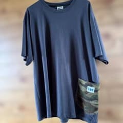 Lee XL ダークグレー Tシャツ 迷彩ポケットのサムネイル