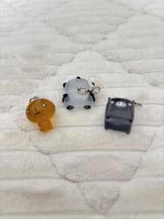 めじるしアクセサリー　たれぱんだ　モノクロブー(黒) こげぱんのサムネイル