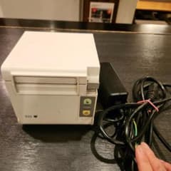 店舗用品 SII RP-D10-K27J2-B Amazon | セイコーインスツル 据置きプリンター 電源セット付 黒 RP