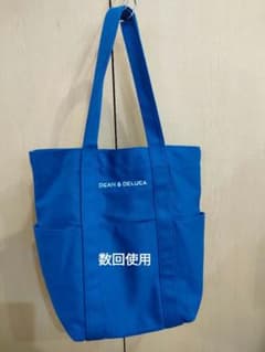 メルカリ便DEAN & DELUCA トートバッグ ブルー2026夏　バッグのみ 中古品バッグ※DEAN & DELUCAトートバッグ ブルー夏の福袋2026 - メルカリ