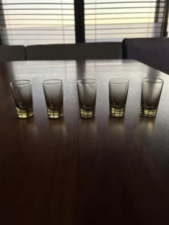ショットグラス 5個セット ガラス製