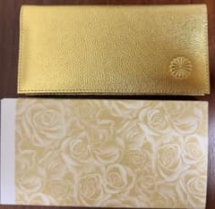 皇居 牛革 長財布 ゴールド 天赦日、大安吉日 購入 - メルカリ