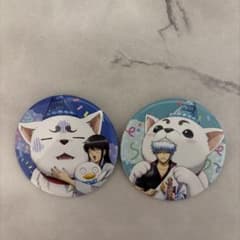 銀魂 坂田銀時 桂小太郎 定春 缶バッチセット - メルカリ