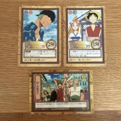 ONE PIECE カードダス 3枚セット ゾロ ナミ ルフィ - メルカリ