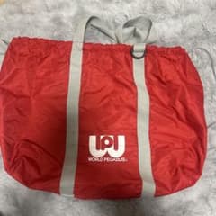 WORLD PEGASUS 赤 ドローストリングバッグ お値下げ⭕️のサムネイル