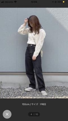 2WAYリンクルシアーブラウス（シースルートップス）のサムネイル