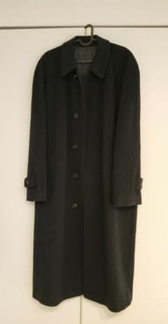 でかめろん様専用 NINO CERRUTI ステンカラーコート カシミヤのサムネイル