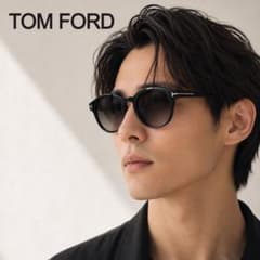 TOM FORD FrankTF399-F 黒 サングラス ケース付 高級モデル - メルカリ