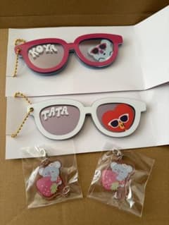 [파미마 한정]BT21 슬라이드 미러키링 TATA KOYA