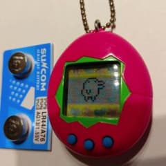 【動作確認済み】初代たまごっち ピンク×グリーン【くちぱっちになるやつ】のサムネイル