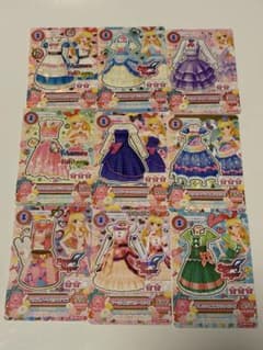 アイカツ カード 9枚セット キュートドレスセットのサムネイル
