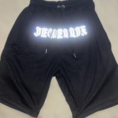 JEWELLIX ジュエリックス　黒ハーフパンツ リフレクタープリントロゴ付 新品未使用】正規品JEWELLIX ジュエリックス Lサイズ黒ハーフパンツ