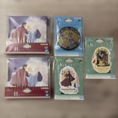 Ichiban Kuji Disney Princess Aurora, Snow White, Beauty and the Beast 5-piece set