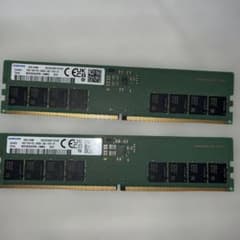 SAMSUNG DDR5 5600メモリー 32GB (16GBx2) - メルカリ