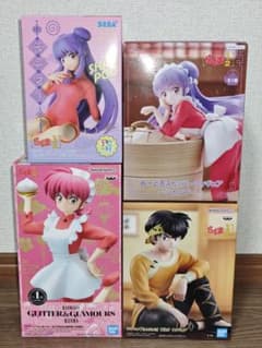 らんま1/2 フィギュア 4点セット らんま、シャンプー・良牙 新品未開封