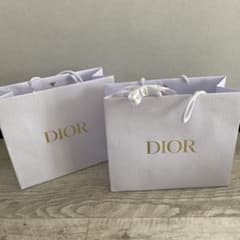 クリスチャンディオールDiorショッパー紙袋セットのサムネイル