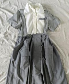 n*a様 sacai Suiting Dress グレー　ワンピース　サカイ n*a様 sacai Suiting Dress グレー ワンピース サカイ - メルカリ