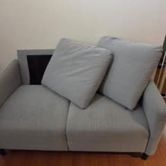 IKEA 2人掛けソファ グレー 現地引き取りのみのサムネイル