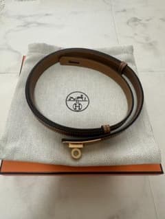 HERMES ケリーベルト ゴールド PG金具 B刻印 - メルカリ