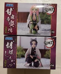 鬼滅の刃 ちょこのせプレミアムフィギュア 柱合会議 胡蝶しのぶ＆甘露寺蜜璃