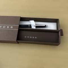 CROSS マットブラック ボールペン 箱付き　インク黒のサムネイル