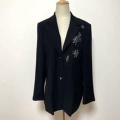 伊太利屋 イタリヤ GK ブラック テーラードジャケット 15号 日本製