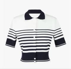 Bibiy. ROSIE SHIRT KNIT サマーボーダーニット - メルカリ