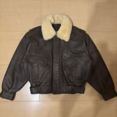 極美品 WindArmor G-1 レザーフライトジャケット【L】ボアライナー 極美品 WindArmor G-1 フライトジャケット ラムレザー ボア 肉厚