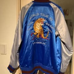 stussy ステューシー 希少 スカジャン スーベニアジャケット ブルー のサムネイル