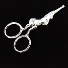 一角獣 シルバー エチケット ハサミ ユニコーン 鼻毛 カッター はさみ 