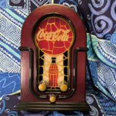コカ・コーラ ステンドグラス ラジオ - メルカリ