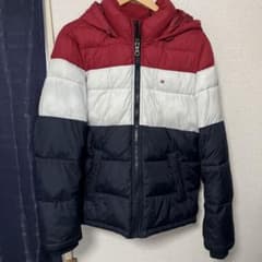 TOMMY HILFIGERフード付きナイロン中綿ジャケットのサムネイル