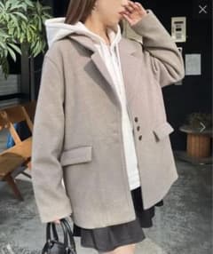 CHICO シャギーシングルルーズジャケットのサムネイル
