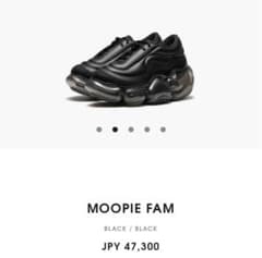 grounds MOOPIE FAM スニーカー ブラックのサムネイル
