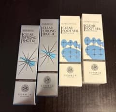【新品】クリアストロングショットアルファ3箱＋クリアフットヴェール3箱(計6箱) 新品】クリアストロングショットアルファ2箱＋クリアフットヴェール2箱