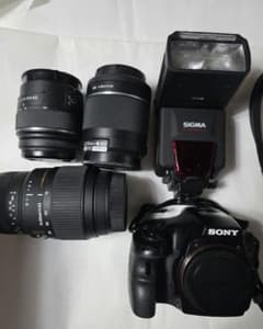 ソニー SONY α57 ダブルレンズキット＋シグマ70-300 ソニー SONY α57 ダブルレンズキット＋シグマ70-300 - メルカリ