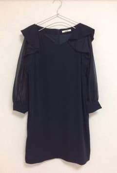 お値下げしました【美品】【スナイデルSnidel】シースルー袖ワンピースのサムネイル