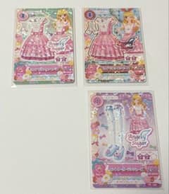 アイカツカード　ピュアリボンワンピース カントリーガーデンシューズのサムネイル