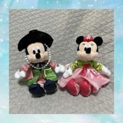 ミッキー＆ミニー ぬいぐるみセット 韓服（チマチョゴリ）ディズニー　マスコット ミッキー＆ミニー ぬいぐるみセット 韓服（チマチョゴリ）ディズニー