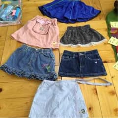 女の子スカートセット90、100、110cmのサムネイル
