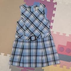 ゆきうさぎさん専用　組曲　チェックワンピースのサムネイル