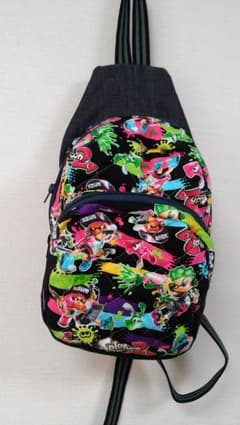 スプラトゥーン2★ボディバック★ハンドメイドのサムネイル