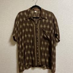開襟シャツ　レーヨンシャツのサムネイル