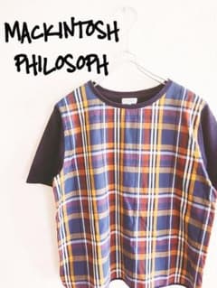 D221065 MACKINTOSH PHILOSOPH チェック柄半袖Tシャツ - メルカリ