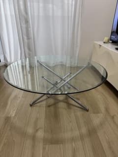 Cassina カッシーナ 713 ガラステーブル 円形 Cassina】カッシーナ 713 ローテーブル ガラステーブル センター