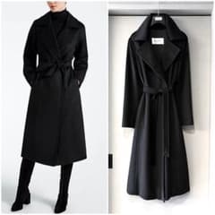 新品同様‼️最高級 白タグ マックスマーラ ピュアカシミヤ100%コート