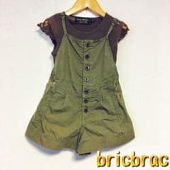 やな様専用＊bricbrac/ブリックブラッカ＊ボタンサロペット◎カーキ/XS◎のサムネイル