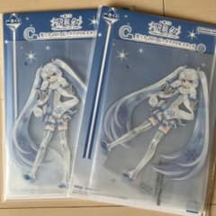 SNOW MIKU 2011 빅 아크릴 스탠드 이치 반 복권