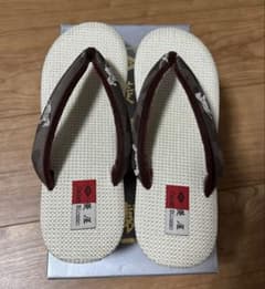 菱屋 Calen Blosso 草履 ゼブラ柄のサムネイル