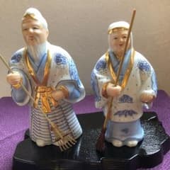 新品　九谷焼　高砂人形のサムネイル